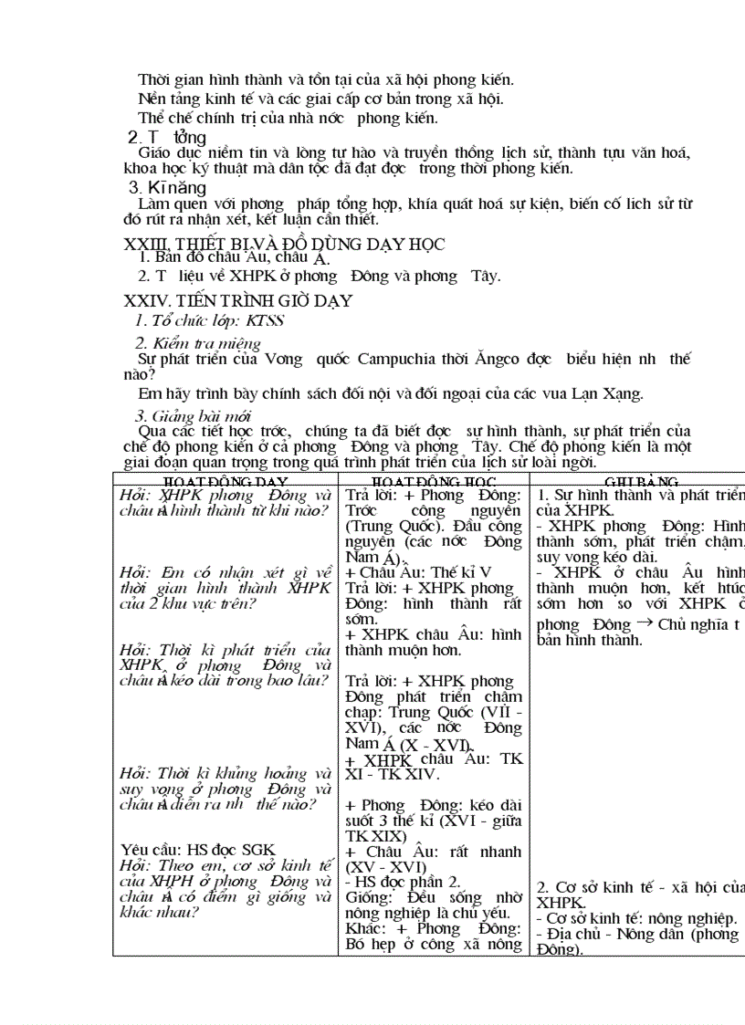 image for page Giáo án lịch sử 7 chuẩn năm học 2011 2012