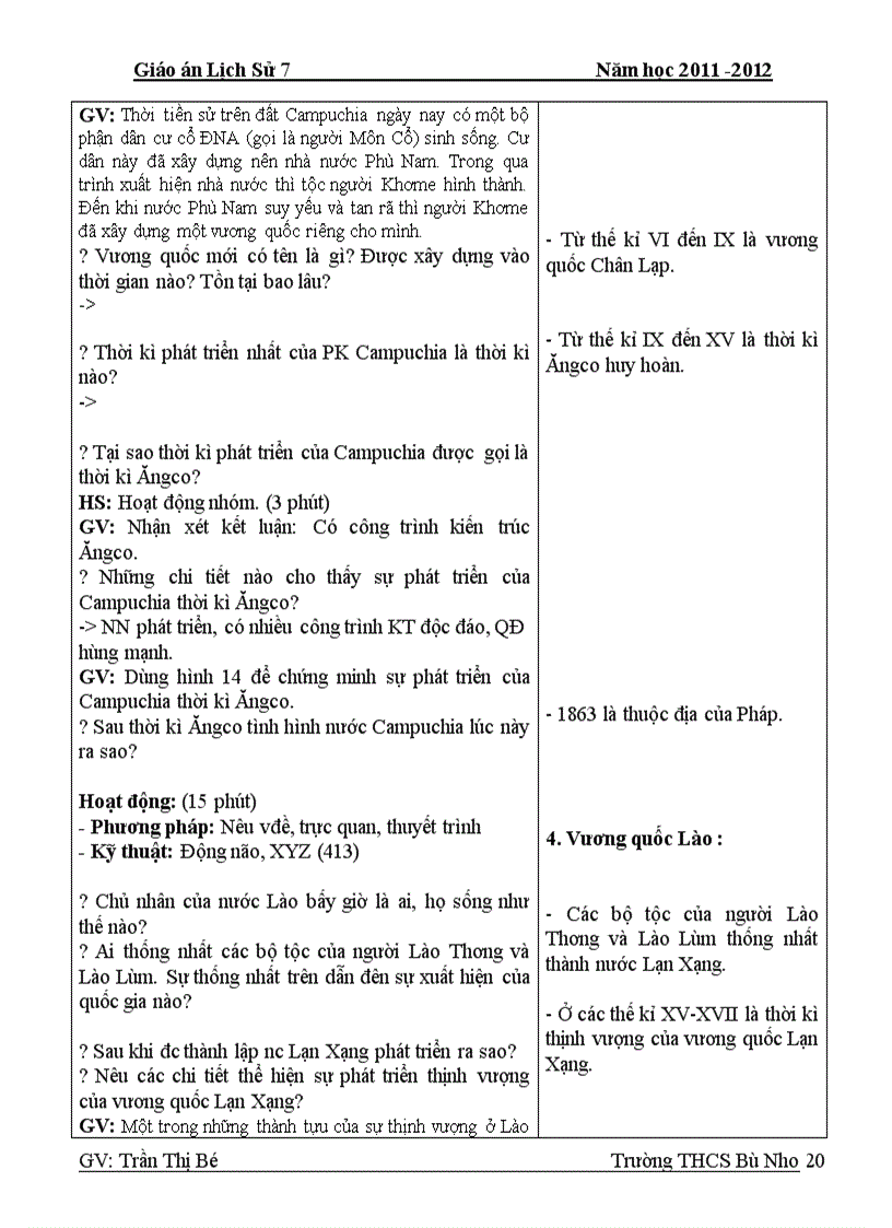 image for page Giáo án lịch sử 7 Giảm tải