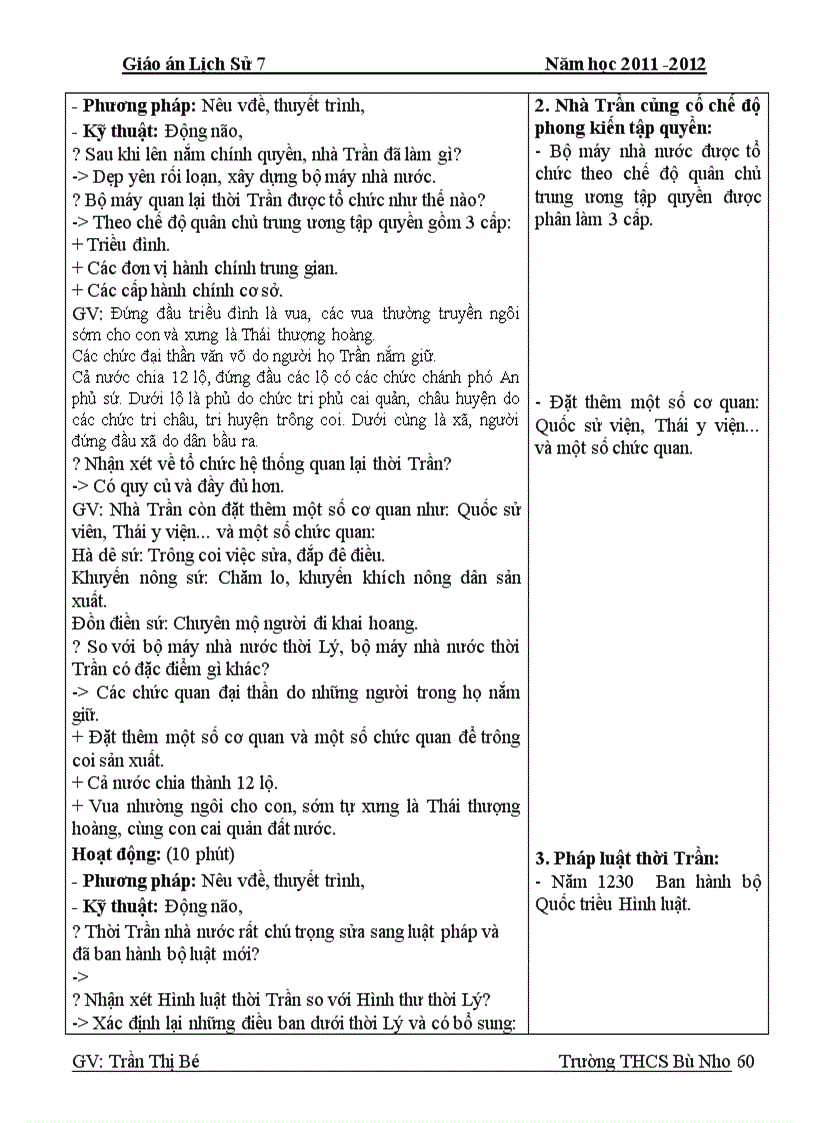 image for page Giáo án lịch sử 7 Giảm tải