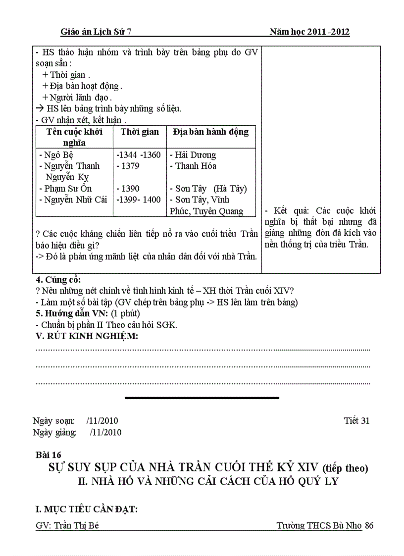 image for page Giáo án lịch sử 7 Giảm tải