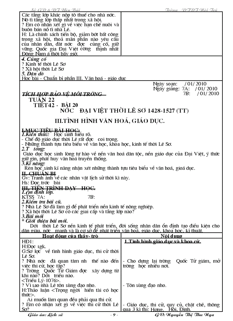 image for page Giao an lich su 7 ki II cuc chuan