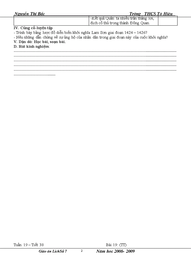 image for page Giáo Án Lịch Sử 7 Kỳ II Cực hay