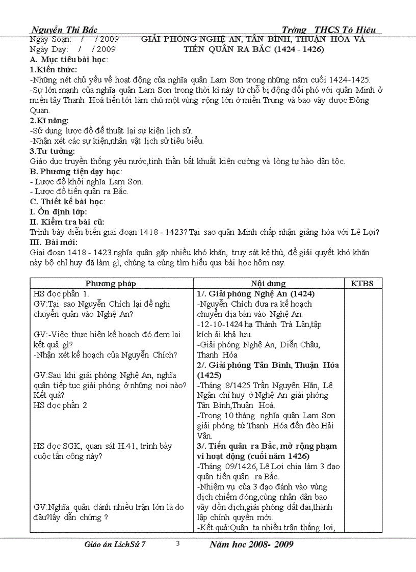 image for page Giáo Án Lịch Sử 7 Kỳ II Cực hay