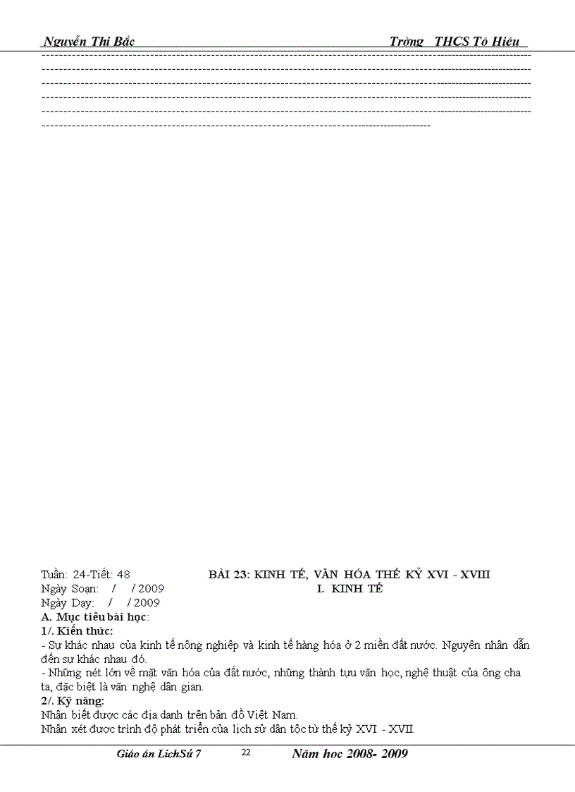 image for page Giáo Án Lịch Sử 7 Kỳ II Cực hay