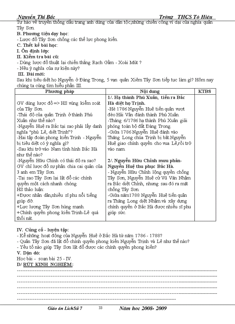 image for page Giáo Án Lịch Sử 7 Kỳ II Cực hay