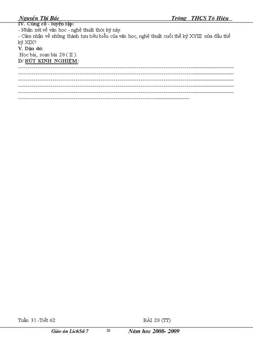 image for page Giáo Án Lịch Sử 7 Kỳ II Cực hay