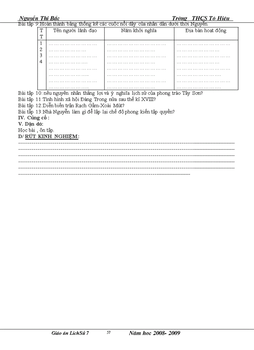 image for page Giáo Án Lịch Sử 7 Kỳ II Cực hay