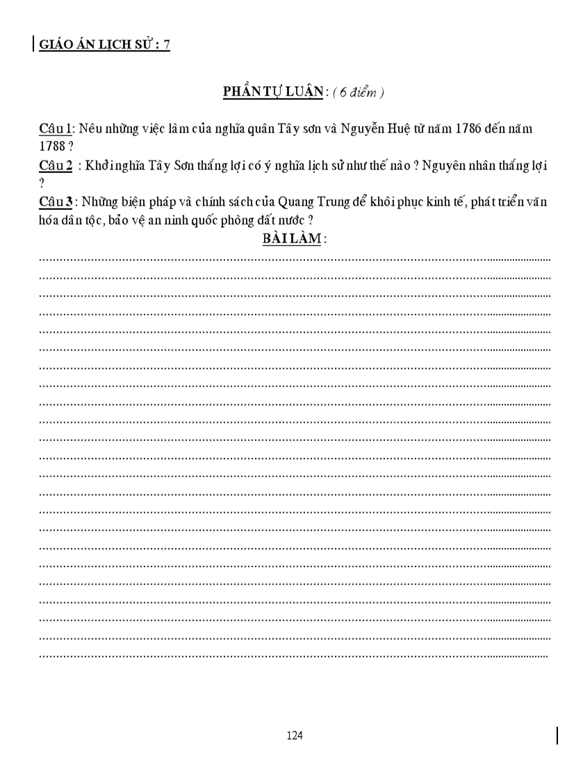 image for page Giáo án lịch sử 7 năm học 2010 2011