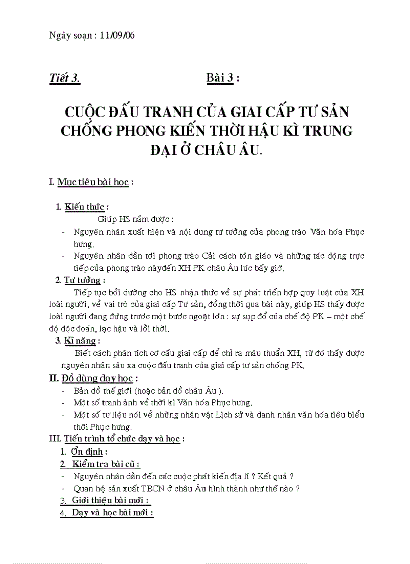 image for page Giáo án lịch sử 7 từ tiết 1 đến 66