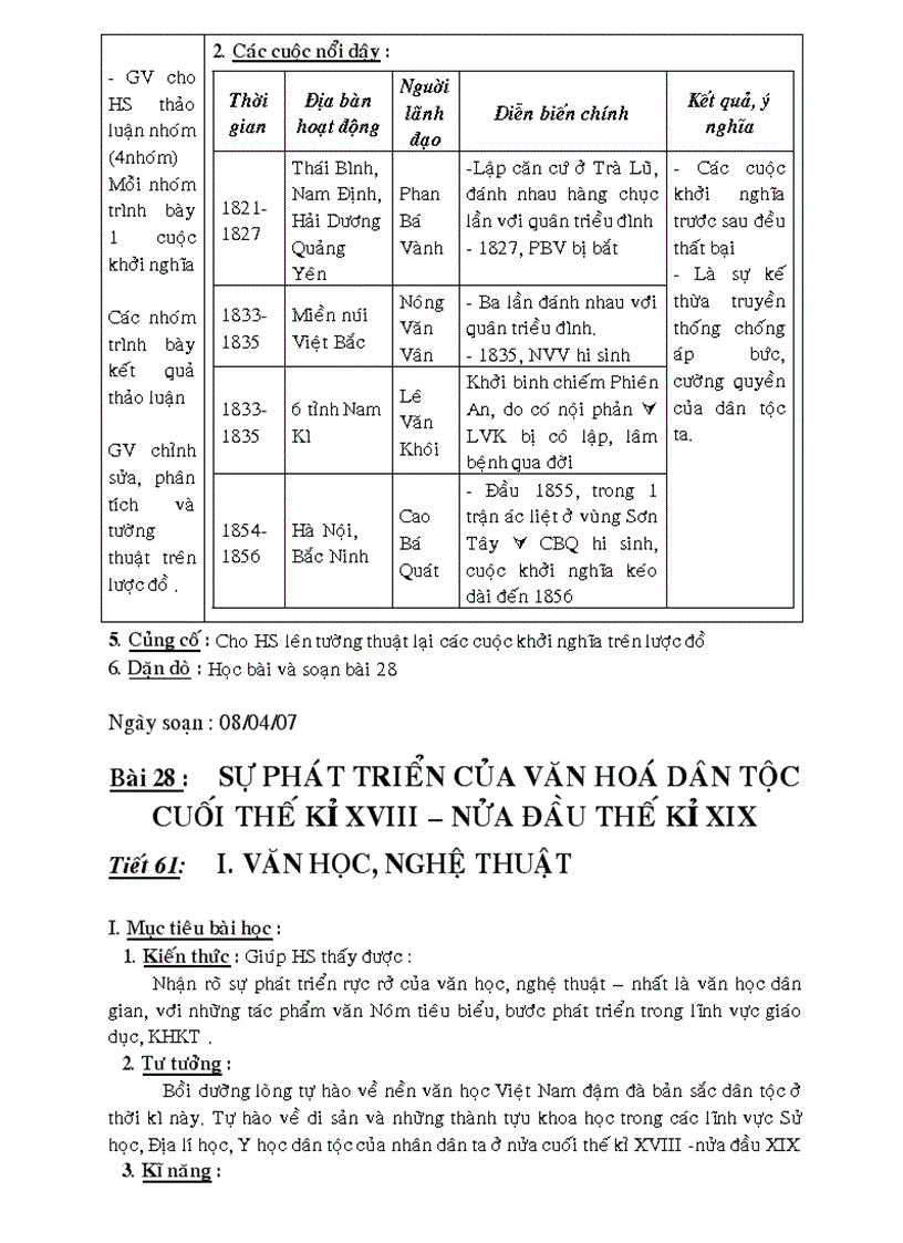 image for page Giáo án lịch sử 7 từ tiết 1 đến 66