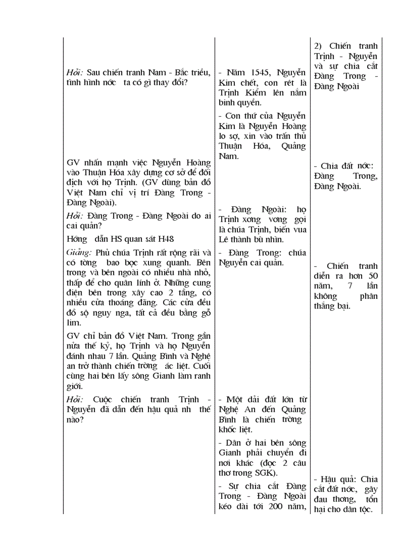 image for page Giáo án Lịch sử 7chuẩn kiến thức cả năm mới