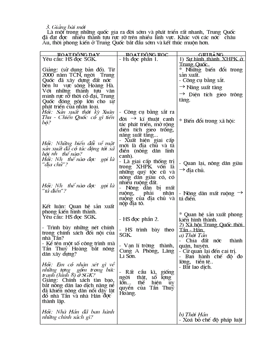 image for page Giáo án Lịch sử 7chuẩn kiến thức kỹ năng mới