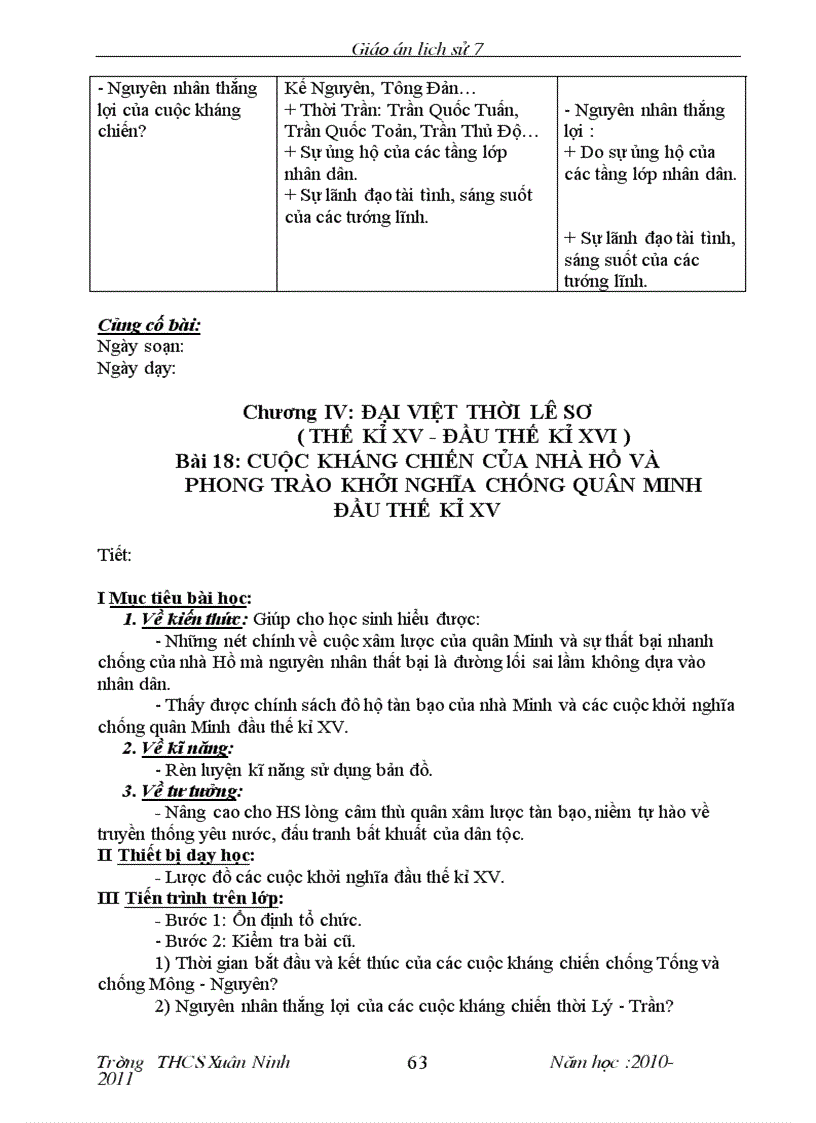 image for page Giao an su 7 3 cot ca nam