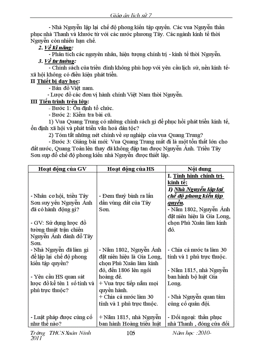 image for page Giao an su 7 3 cot ca nam