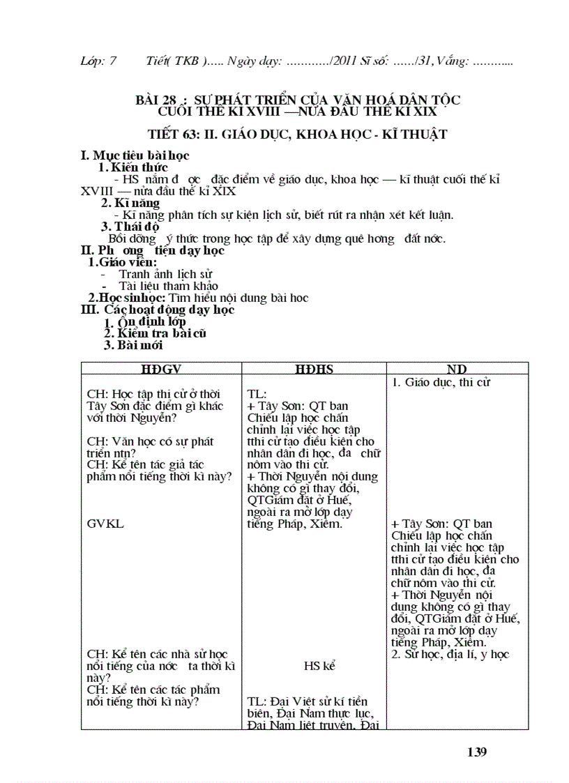 image for page Giao an su 7 ca nam chuan KTKN