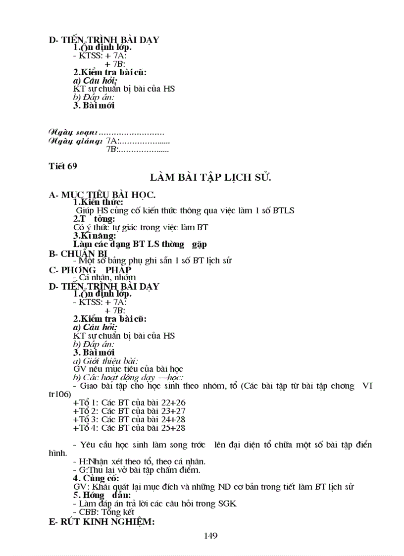 image for page Giao an Su 7 Chuan KT 2 cot