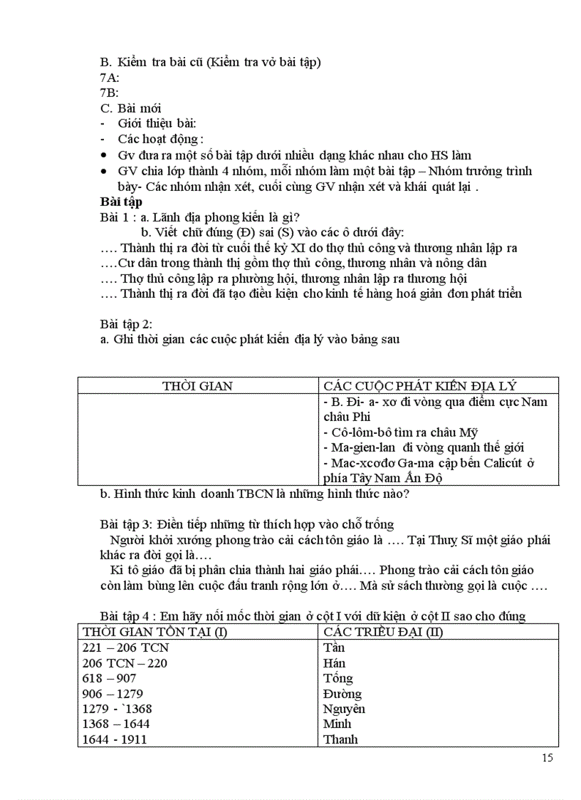 image for page Giáo án sử 7 chuẩn KTKN 2012