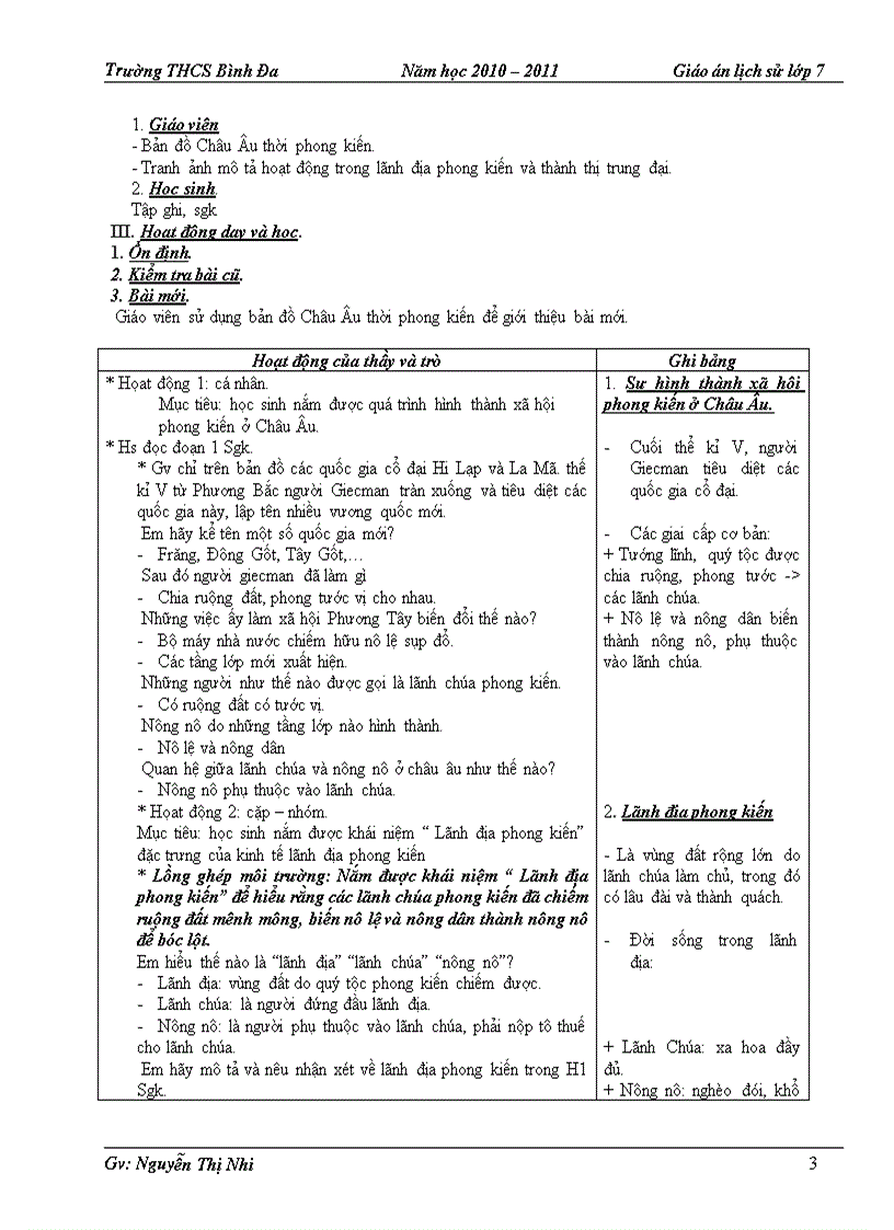 image for page Giáo án sử 7 HKI