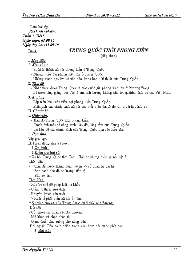 image for page Giáo án sử 7 HKI