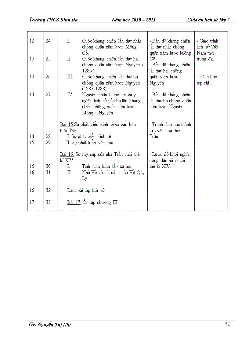 image for page Giáo án sử 7 HKI