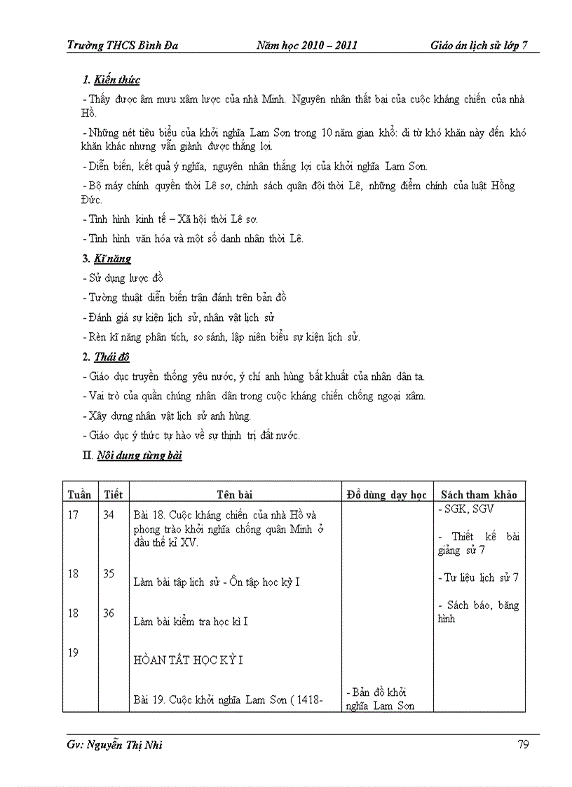 image for page Giáo án sử 7 HKI