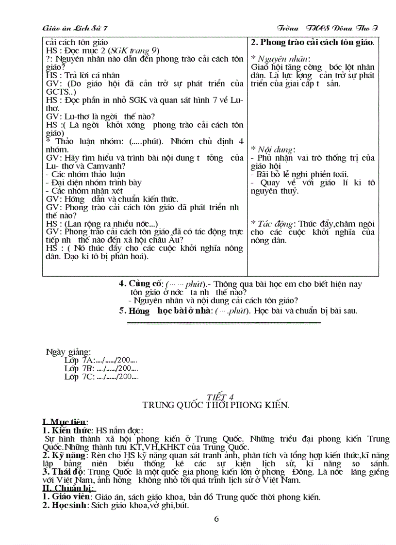 image for page Giáo án Sử 7 trọn bộ mới