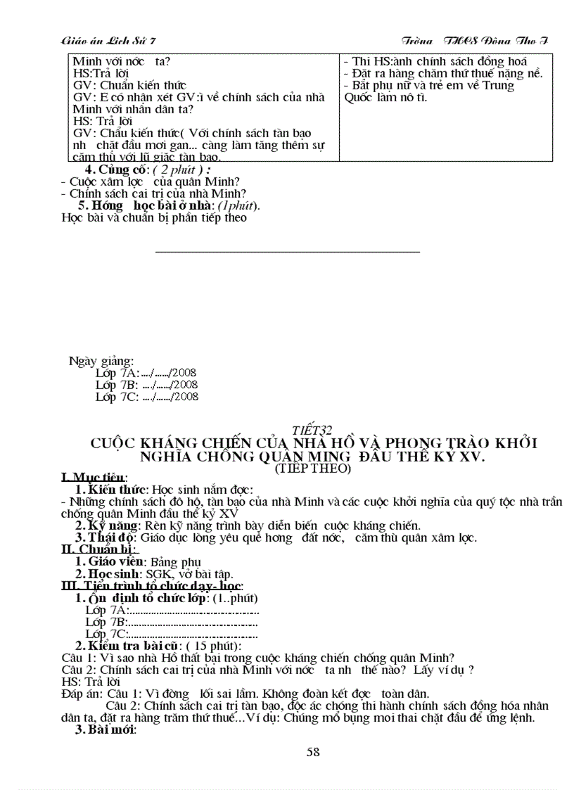 image for page Giáo án Sử 7 trọn bộ mới