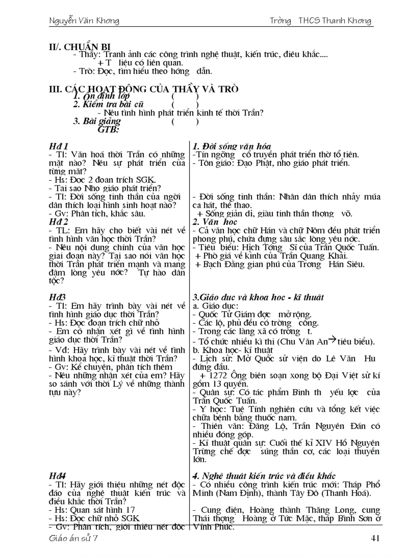 image for page Giao an su 7