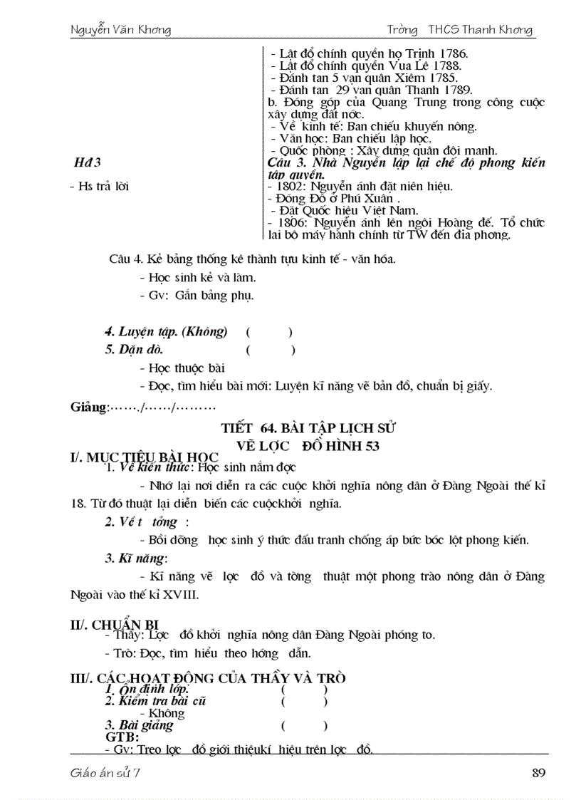 image for page Giao an su 7