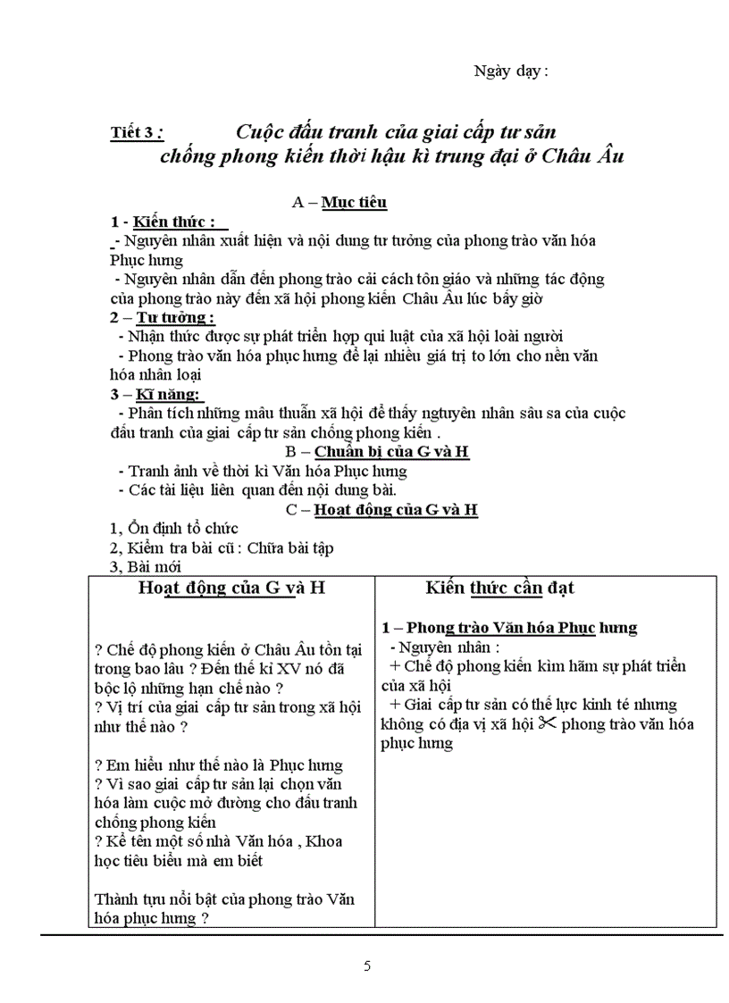 image for page Giáo án Sử 7 hay 1