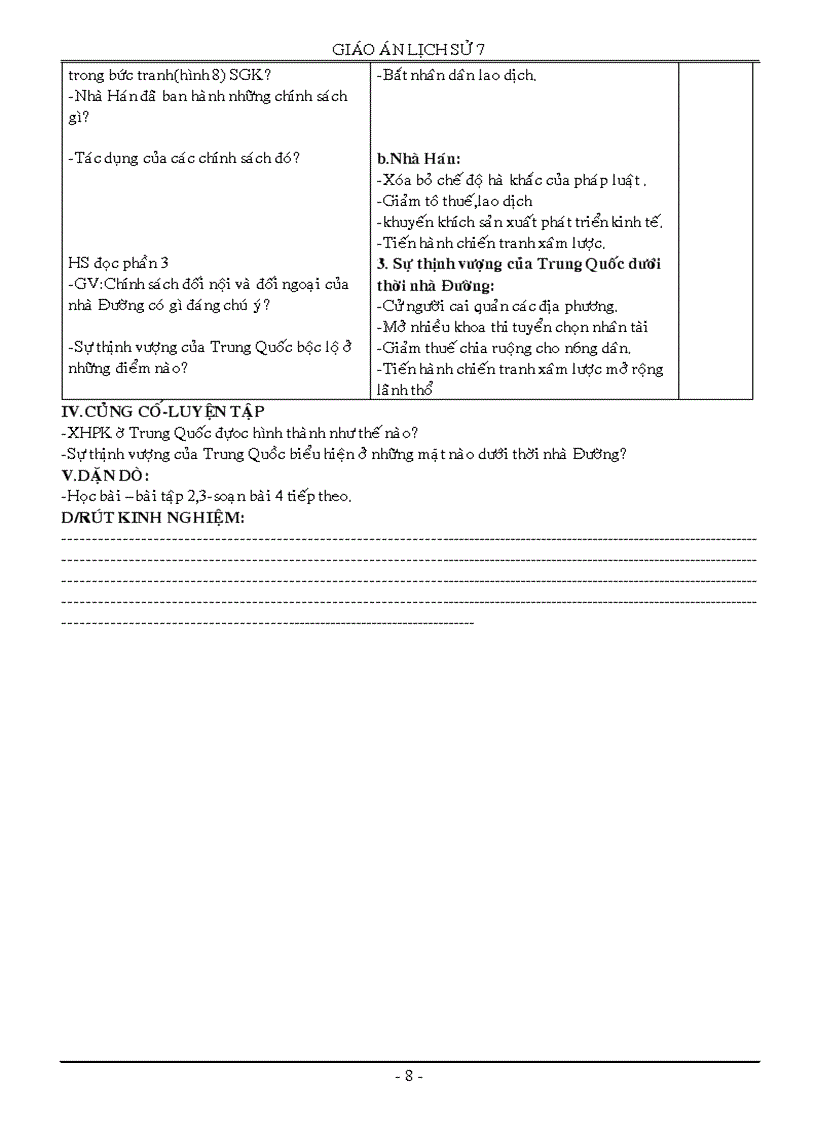 image for page Giáo Án Trọn Bộ Lịch Sử 7