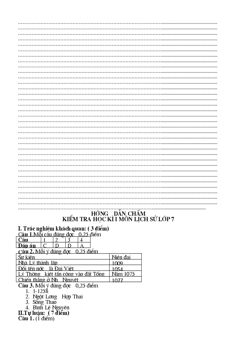 image for page Kiểm tra học kì i môn lịch sử 7 chuẩn
