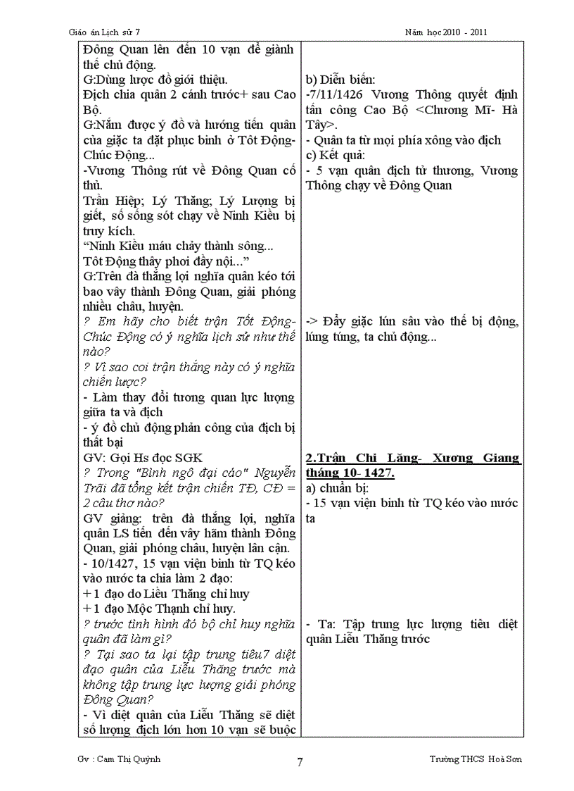 image for page Lịch sử 7 tuần 20 đến 26