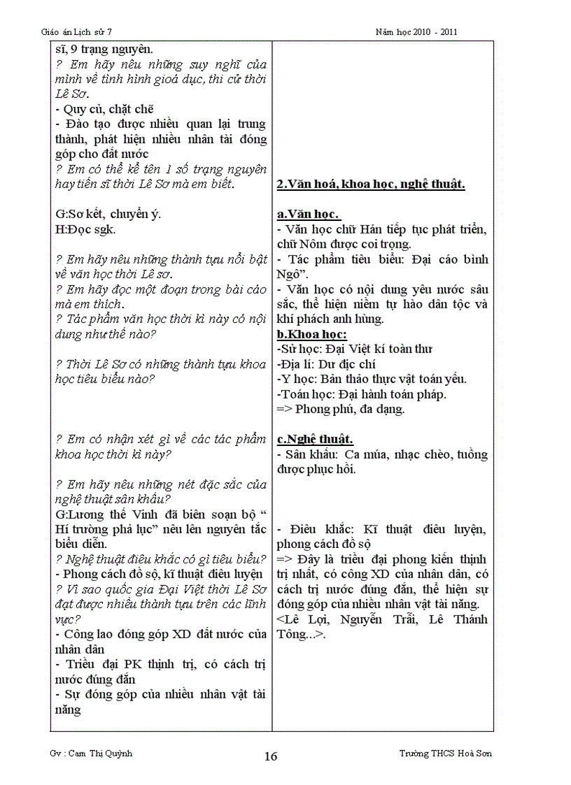 image for page Lịch sử 7 tuần 20 đến 26