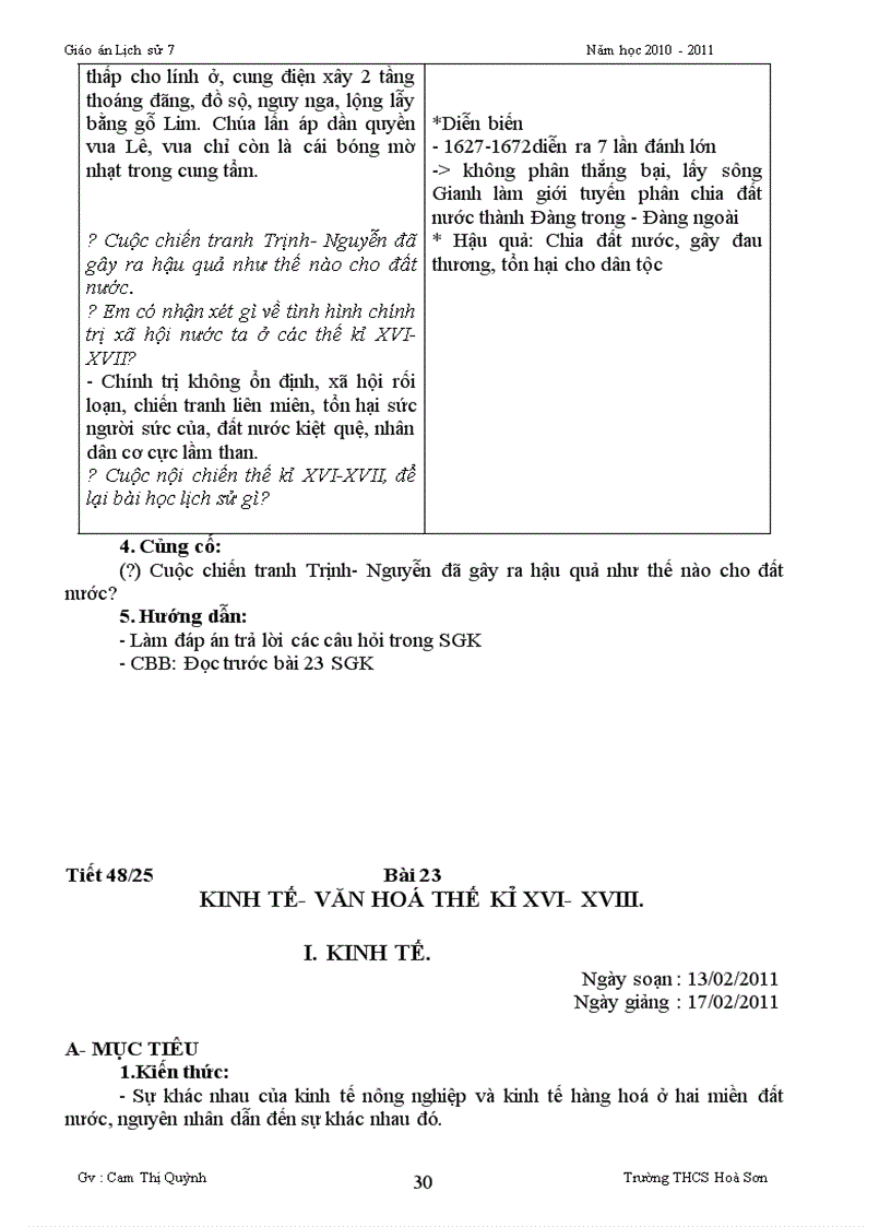 image for page Lịch sử 7 tuần 20 đến 26