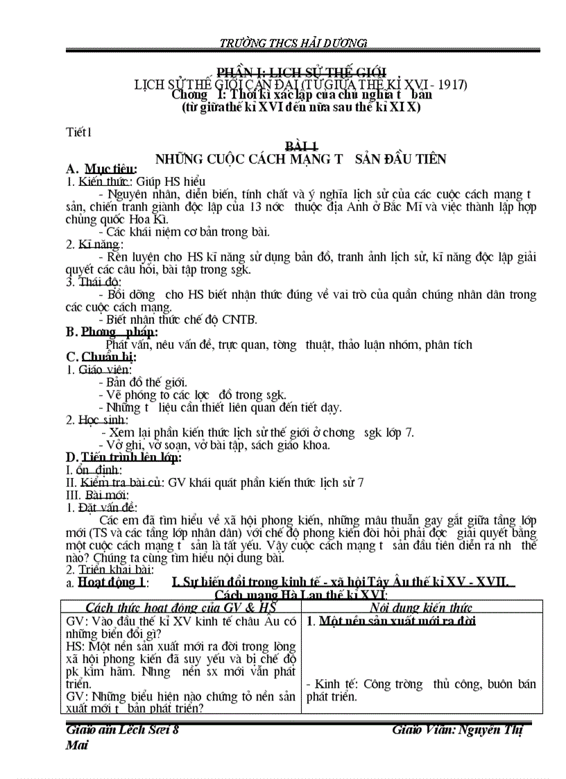 image for page Lịch sử 8 Kỳ I