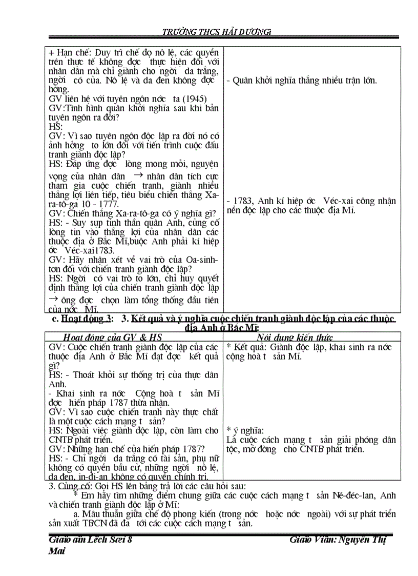 image for page Lịch sử 8 Kỳ I