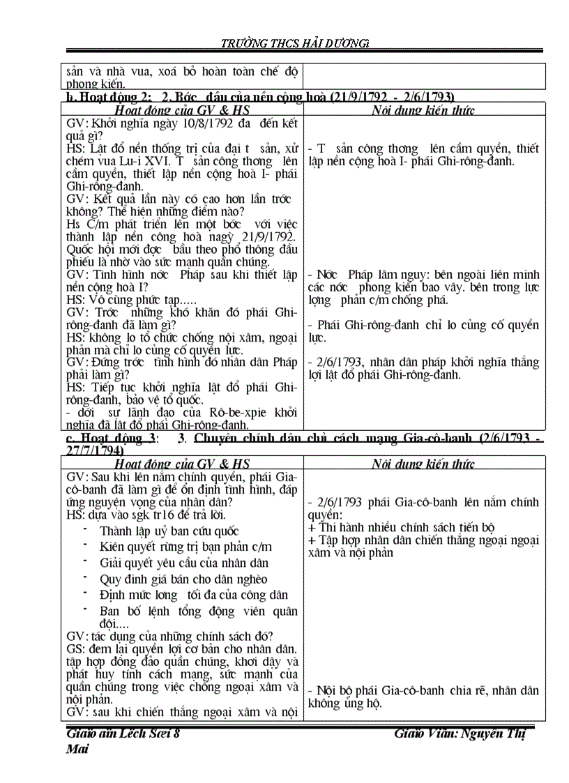 image for page Lịch sử 8 Kỳ I