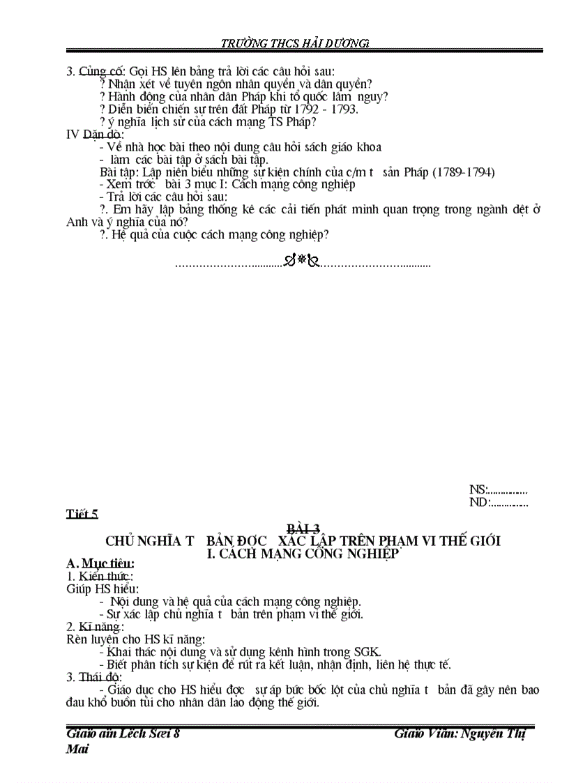 image for page Lịch sử 8 Kỳ I