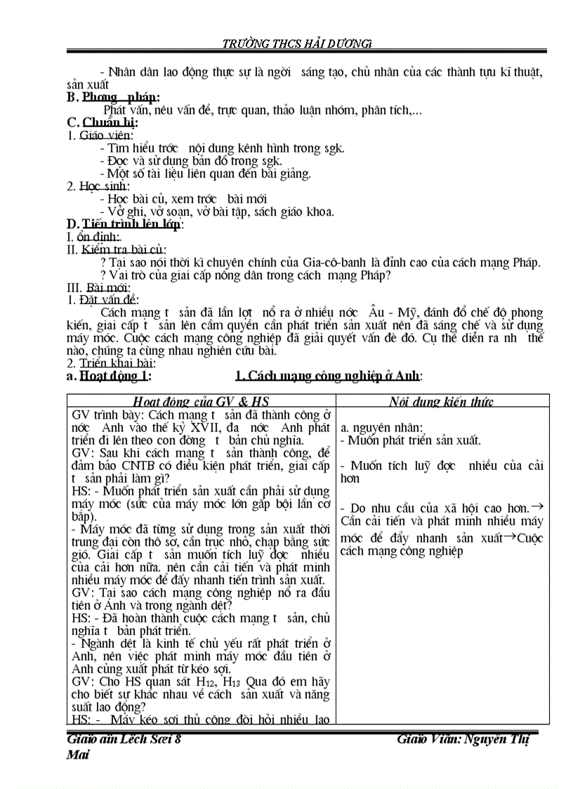 image for page Lịch sử 8 Kỳ I