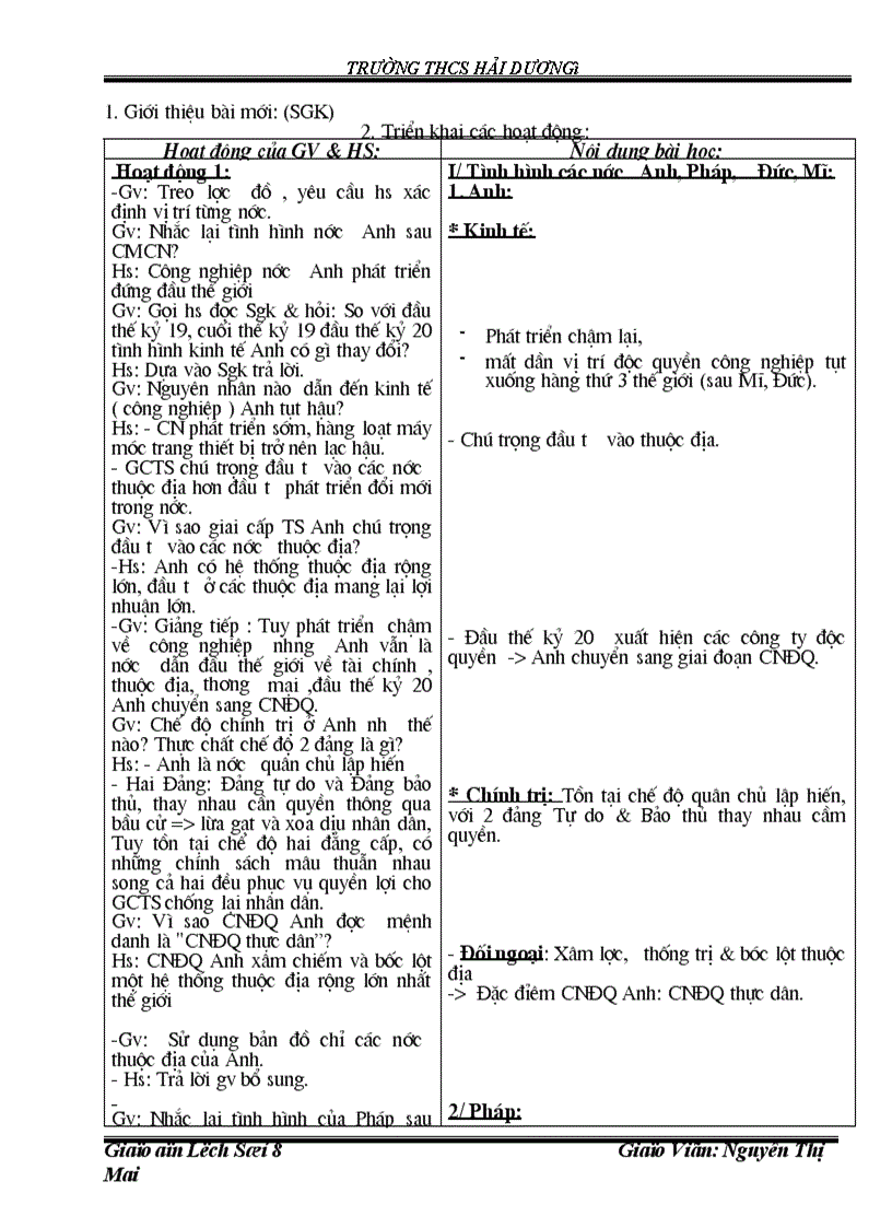 image for page Lịch sử 8 Kỳ I