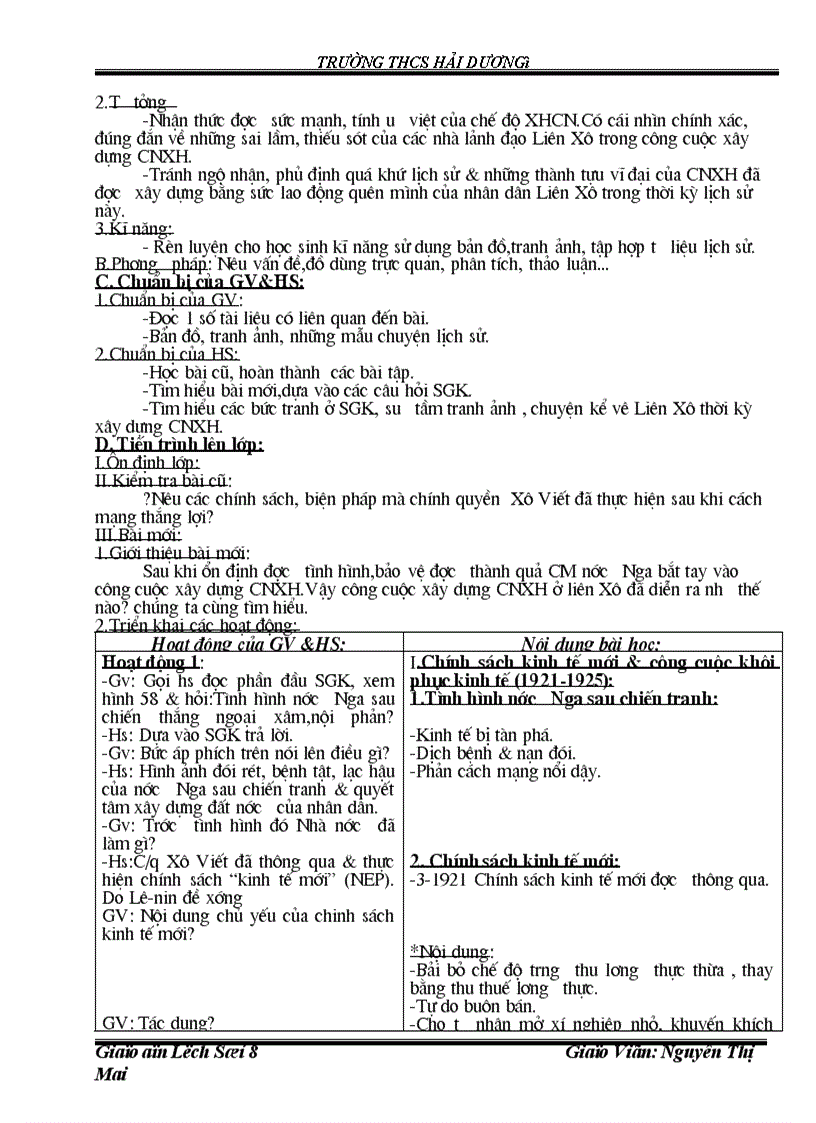 image for page Lịch sử 8 Kỳ I