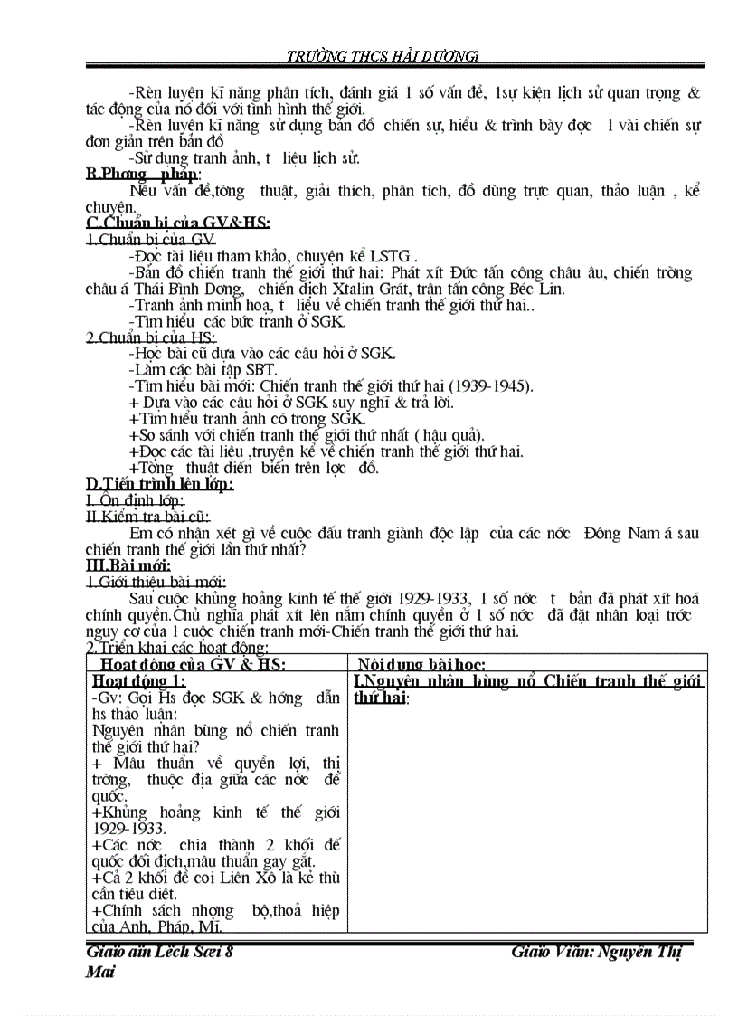 image for page Lịch sử 8 Kỳ I