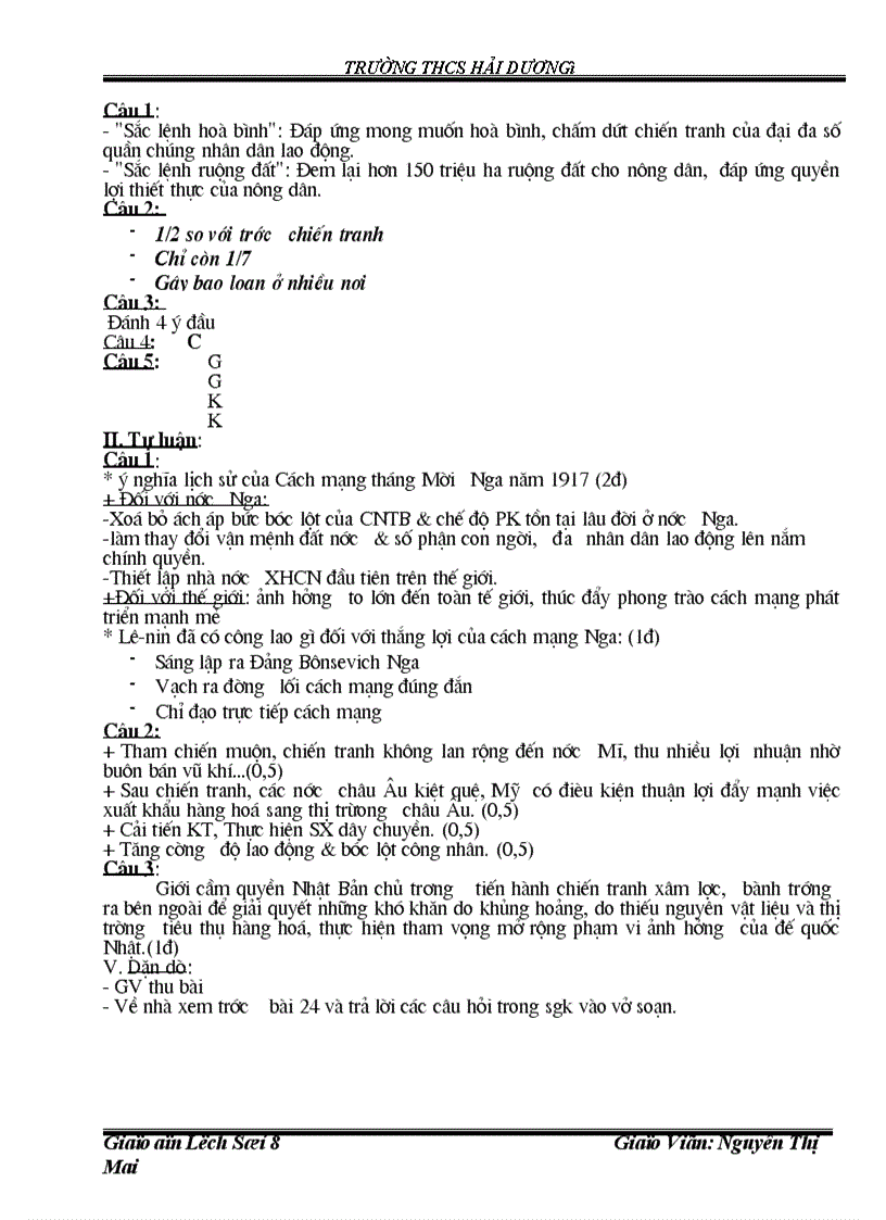 image for page Lịch sử 8 Kỳ I