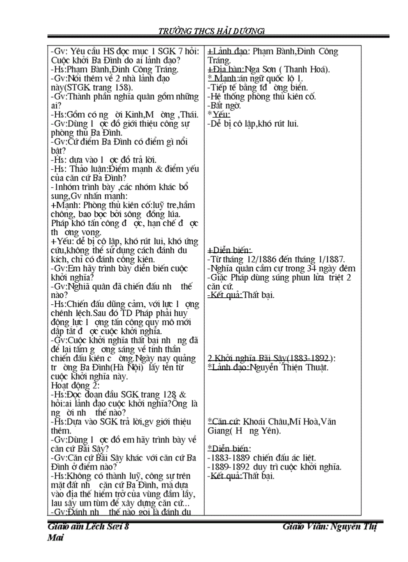 image for page Lịch sử 8 Kỳ I