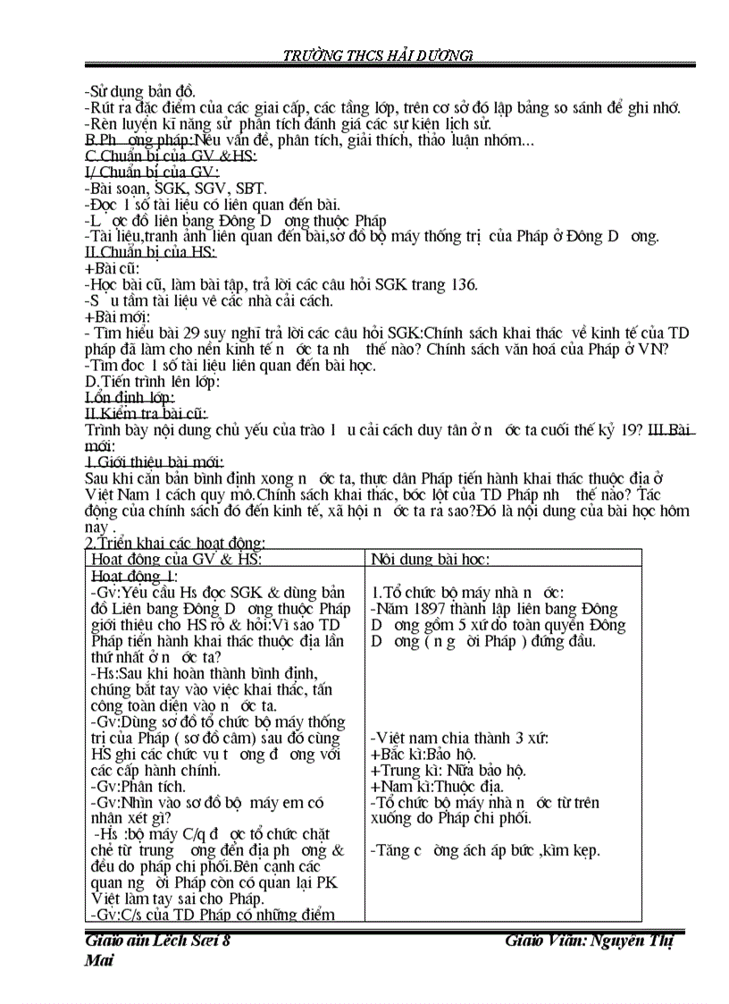 image for page Lịch sử 8 Kỳ I