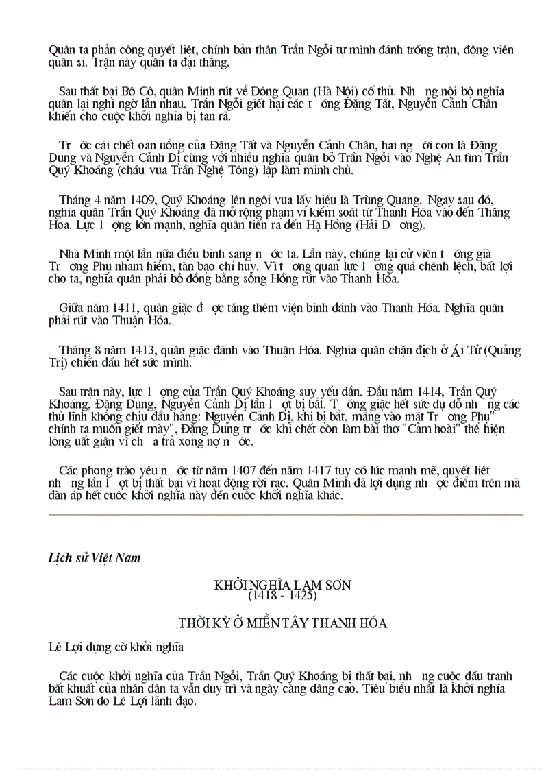 image for page NƯỚC ĐẠI VIỆT THỜI TRẦN và LÊ SƠ