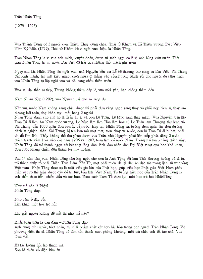 image for page Trần nhân tông