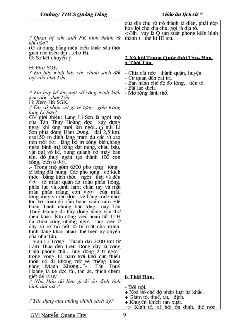 image for page Trọn bộ giáo án Sử 7 Cụ thể chi tiết