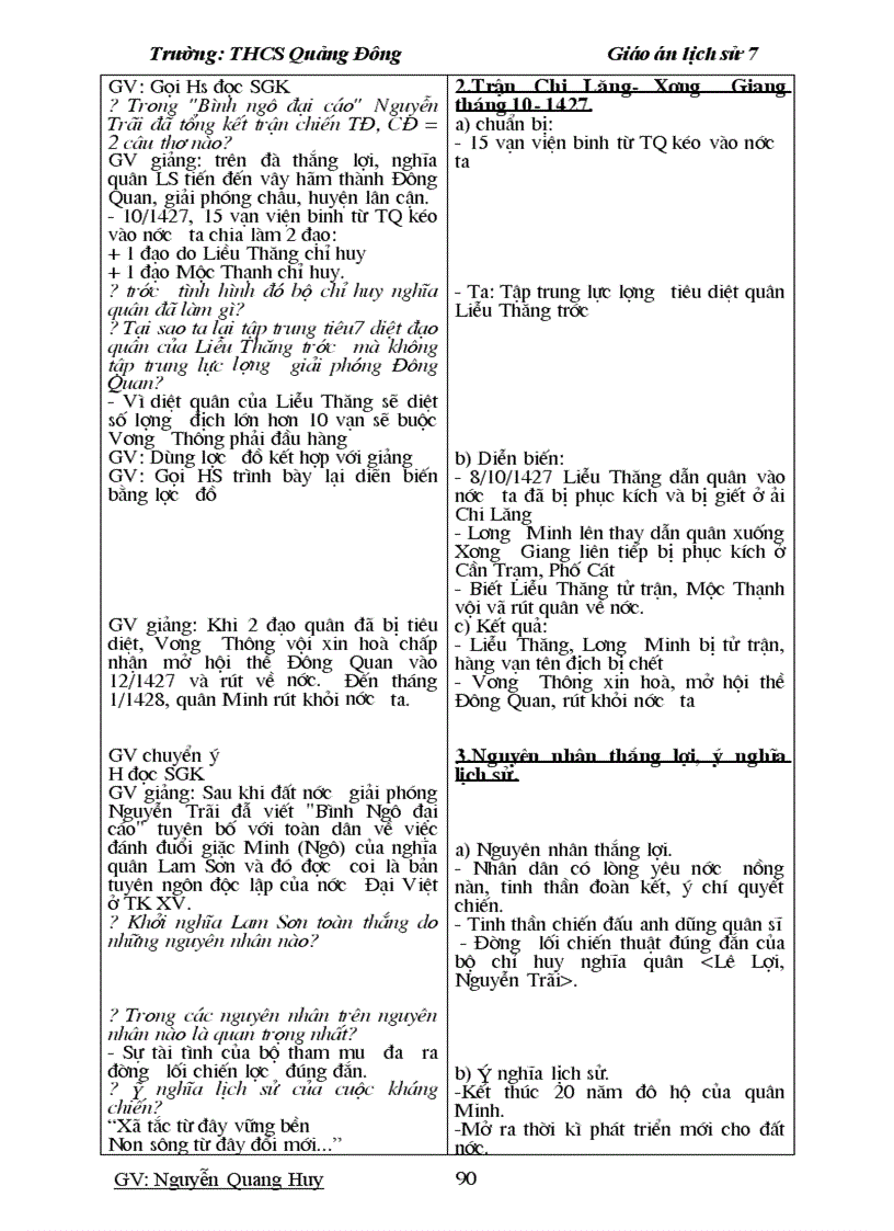 image for page Trọn bộ giáo án Sử 7 Cụ thể chi tiết